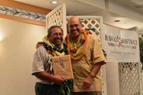 Guest of Honor Herbert Paleka Jr. and HSF Chairman Don Meinel